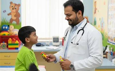 Paediatric department at Athira Hospital, Kollam