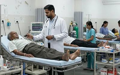 24x7 Casualty and emergency department at Athira Hospital, Kollam