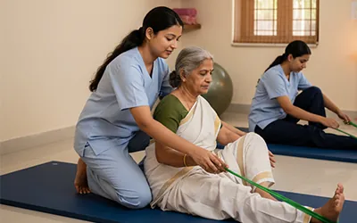 Physiotherapy department at Athira Hospital, Kollam